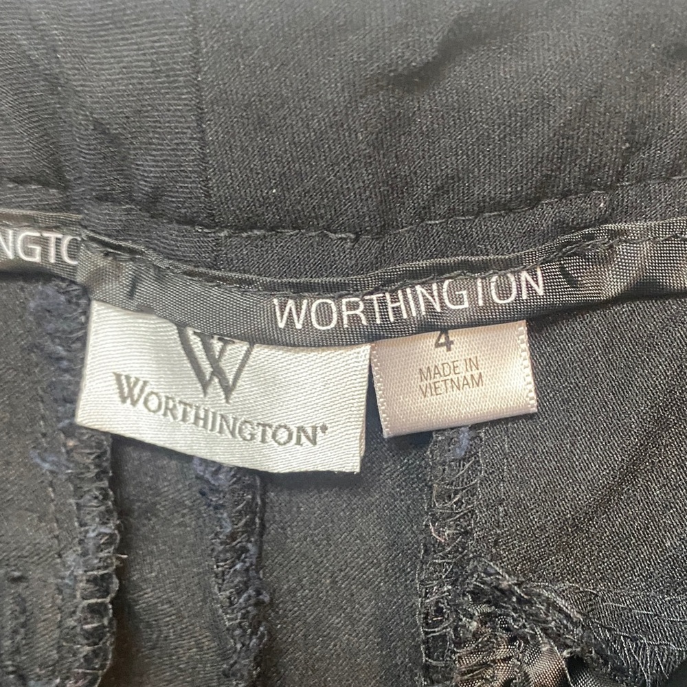 Worthington Women's Black Trousers - Picture 2 of 6
